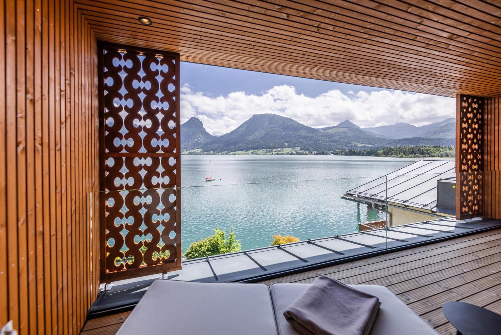 Hotel Seevilla Wolfgangsee Sankt Wolfgang im Salzkammergut ภายนอก รูปภาพ