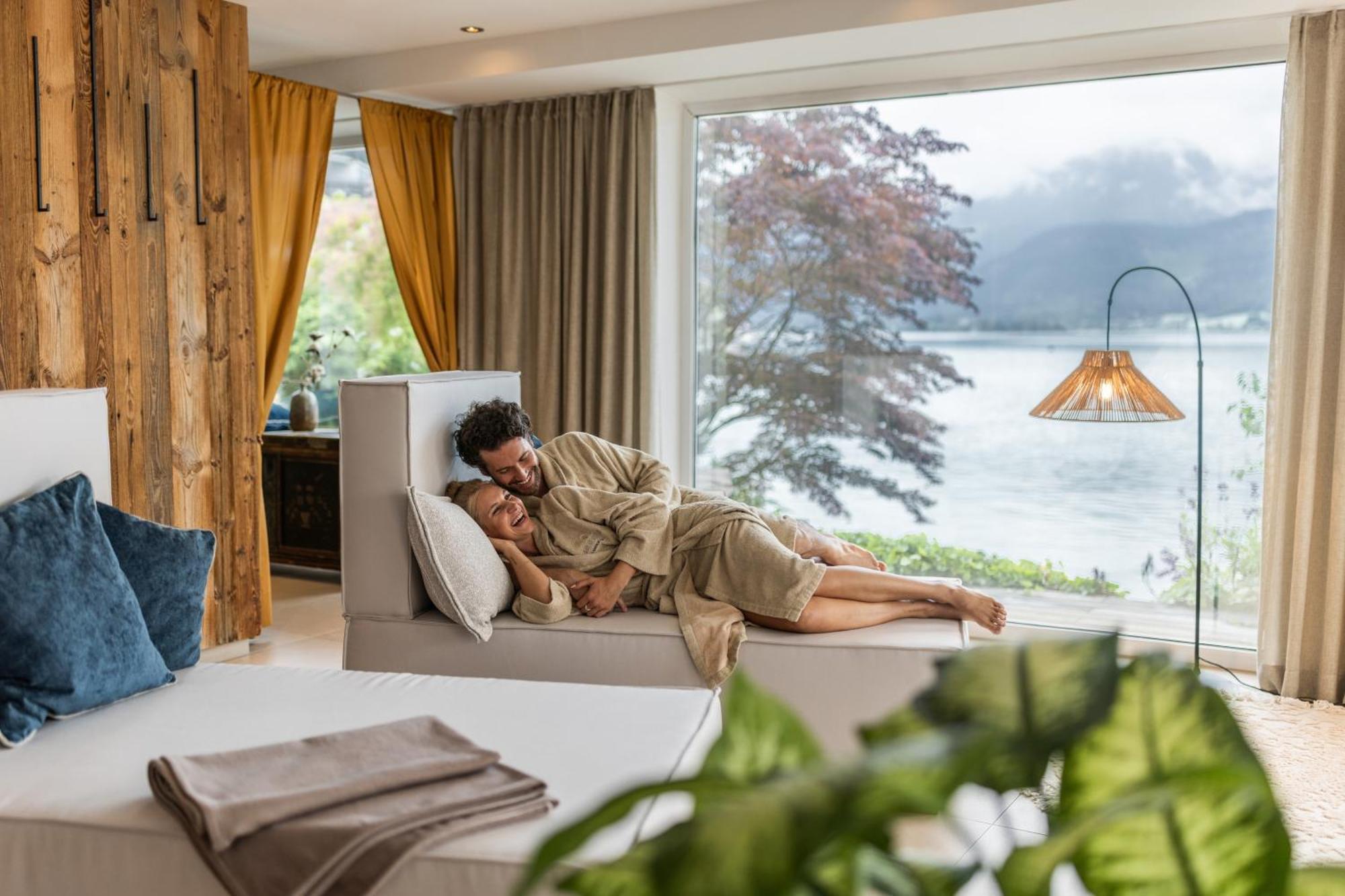 Hotel Seevilla Wolfgangsee Sankt Wolfgang im Salzkammergut ภายนอก รูปภาพ