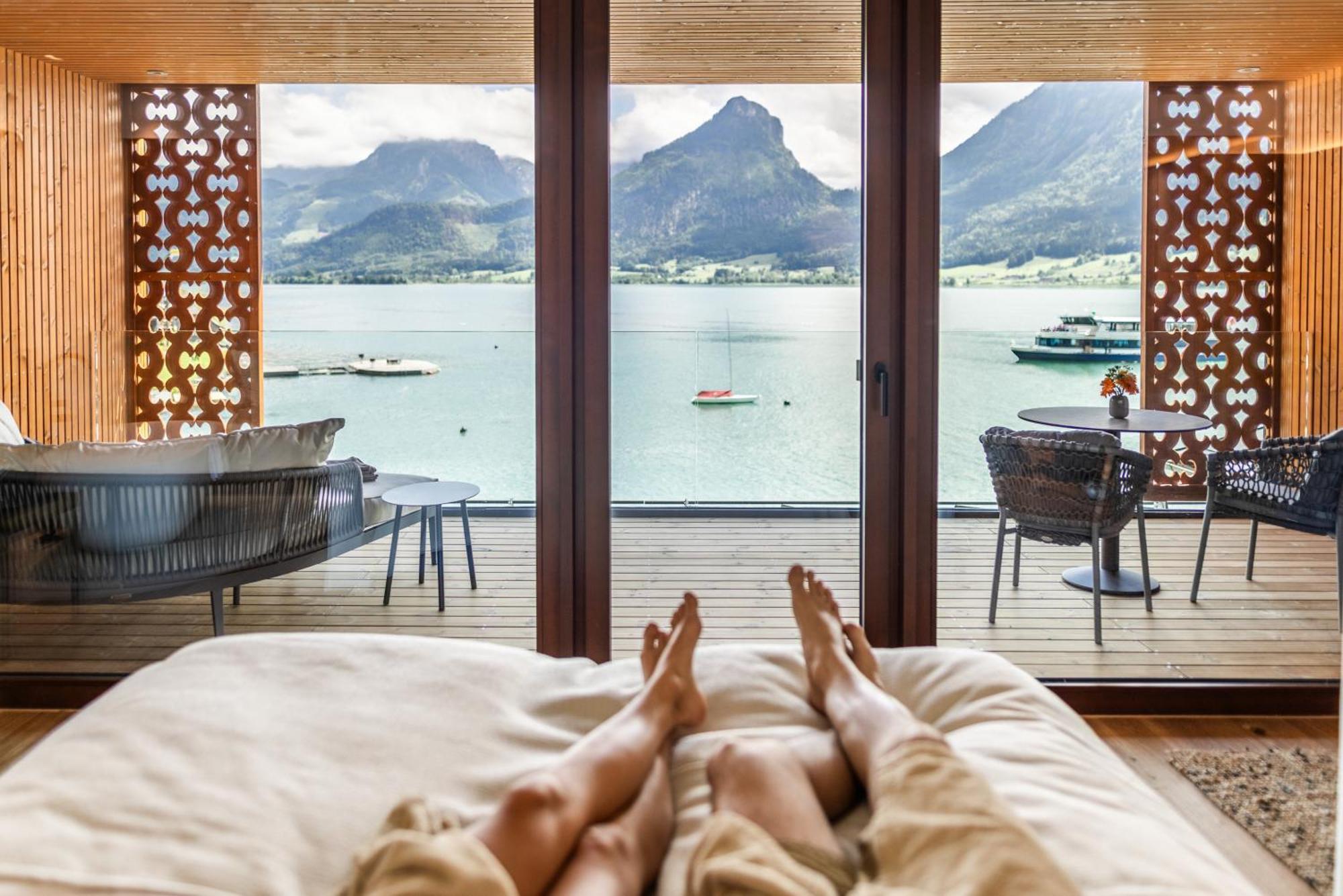 Hotel Seevilla Wolfgangsee Sankt Wolfgang im Salzkammergut ภายนอก รูปภาพ