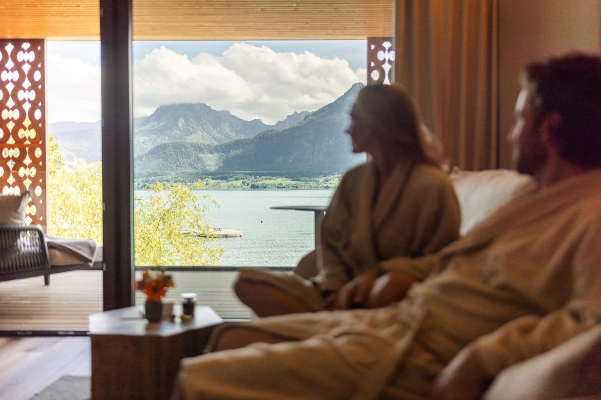 Hotel Seevilla Wolfgangsee Sankt Wolfgang im Salzkammergut ภายนอก รูปภาพ